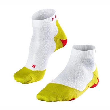 Laufsocken Falke RU5 Short White Lime Punch Damen
