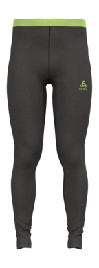 Ondergoed Odlo Men Bl Bottom Long Natural Performance Pw 15 Dark Grey Melange Sharp Green