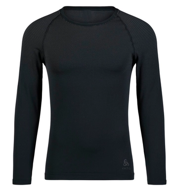 Maillot de Coprs Odlo Homme Bl Haut Col Rond L/S Performance Light Eco Black