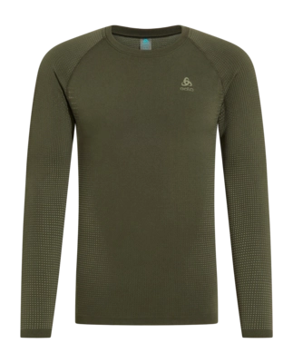 Maillot de Corps Odlo Homme Bl Top Crew Neck L/S Performance Warm Eco Deep Depths