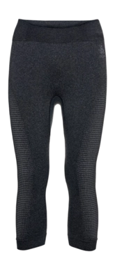 Ondergoed Odlo Women Bl Bottom 3/4 Performance Warm Eco Black New Odlo Graphite Grey