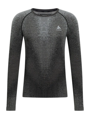 Ondershirt Odlo Men Bl Top Crew Neck L/S Blackcomb Eco Black
