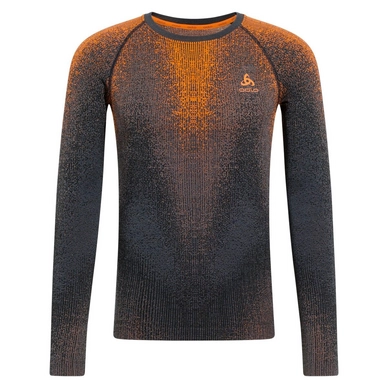 Ondershirt Odlo Men Bl Top Crew Neck L/S Blackcomb Eco Oriole
