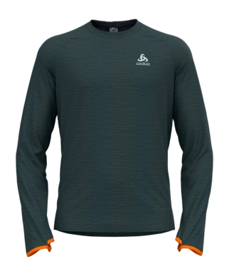Longsleeve Odlo Men Mid Layer Essential Thermal India Ink Melange