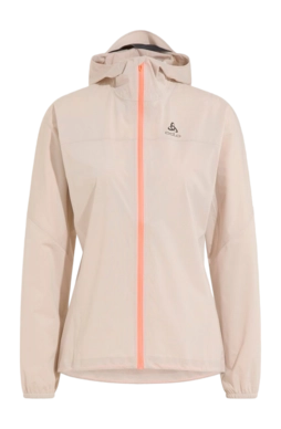 Laufjacke Odlo X-Alp Pk Waterproof Damen Silver Cloud Live Wire