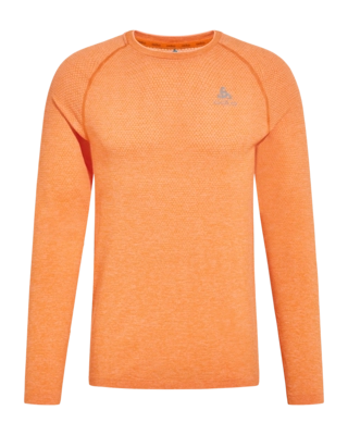 T-Shirt Odlo Homme Crew Neck L/S Essential Seamless Oriole Melange