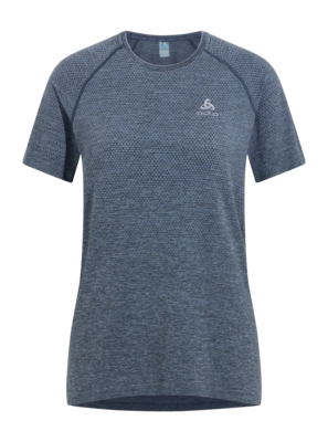 T-Shirt Odlo Women Crew Neck S/S Essential Seamless India Ink Melange