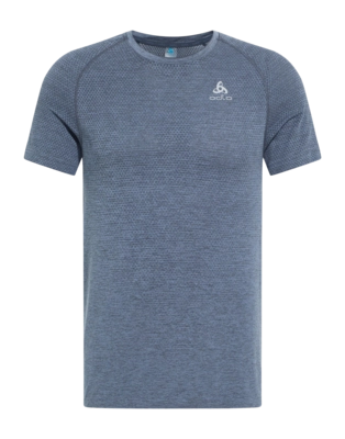 T-Shirt Odlo Men Crew Neck S/S Essential Seamless Folkstone Gray Melange