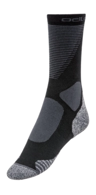 Chaussettes Odlo Unisex Crew Active Warm Xc Black Odlo Graphite Gris