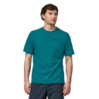 T-Shirt Patagonia Men's P-6 Logo Responsibili-Tee Belay Blue