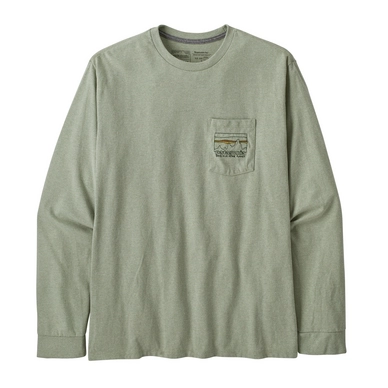 Longsleeve Patagonia Men 73 Skyline Pocket Responsibili-Tee Nouveau Green