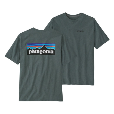 T-Shirt Patagonia Homme P-6 Logo Responsibili-Tee New Green