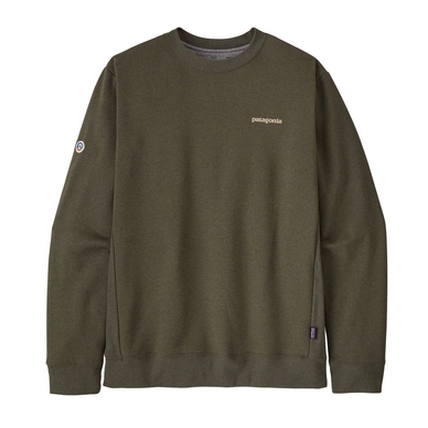 Pull Patagonia Unisexe Fitz Roy Icon Uprisal Crew Basin Green