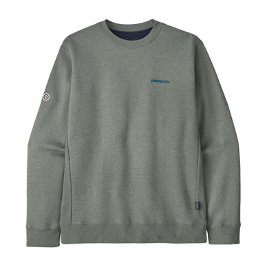 Jumper Patagonia Unisex Fitz Roy Icon Uprisal Crew in Sleet Green