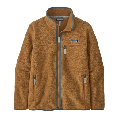 Zip Sweatshirt Patagonia Women's Retro Pile Jacket Nest Brown/Nouveau Green