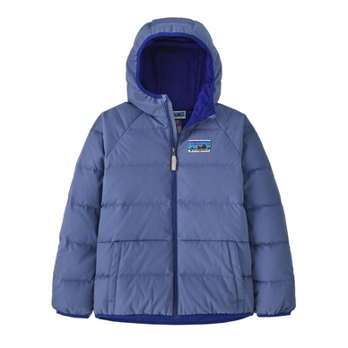 Jas Patagonia Kids Cotton Down Jacket Current Blue