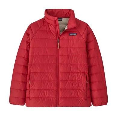 Jacket Patagonia Kids Down Sweater Touring Red
