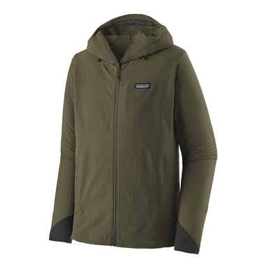 Veste Patagonia Homme R1 TechFace Hoody Basin Green