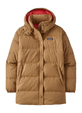 Jas Patagonia Women Cotton Down Parka Nest Brown