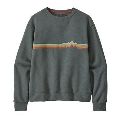 Pullover Patagonia Ridge Rise Stripe Uprisal Crew Damen Nouveau Green