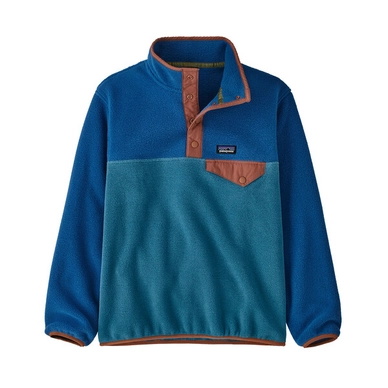 Pullover Patagonia Lightweight Synchilla Snap-T Kinder Wavy Blue