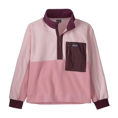 Pull Patagonia Enfant Microdini 1/2 Zip Pullover Planet Pink