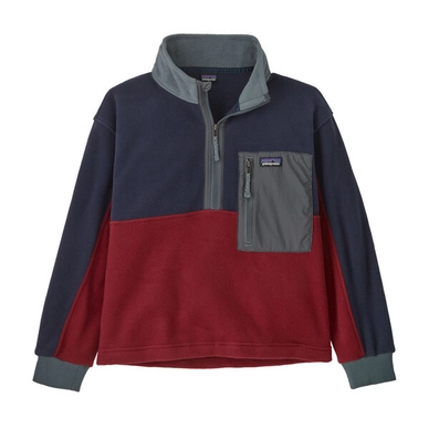 Pull Patagonia Enfant Microdini 1/2 Zip Wax red