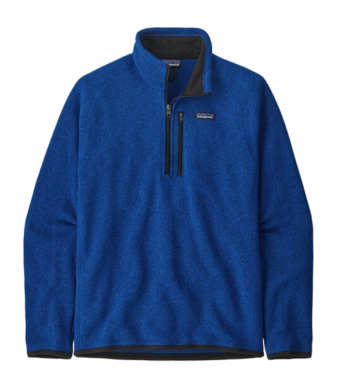 Pull Patagonia Homme Better Sweater 1/4 Zip Passage Blue
