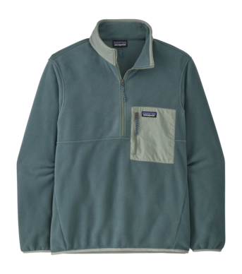 Pull Patagonia Homme Microdini 1/2 Zip Nouveau Green