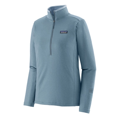 Pullover Patagonia R1 Daily Zip Neck Women Light Plume Grey/Steam Blue X-Dye