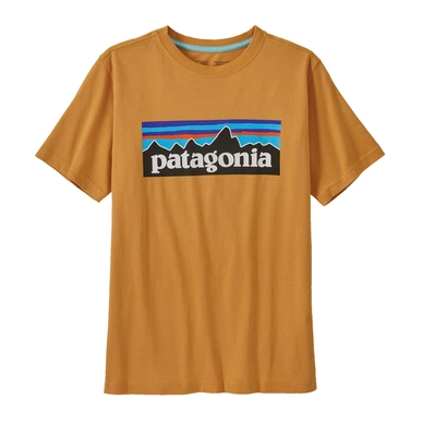 T-shirt Patagonia Enfant Regenerative Organic Certified Cotton P-6 Logo T-Shirt Dried Mango