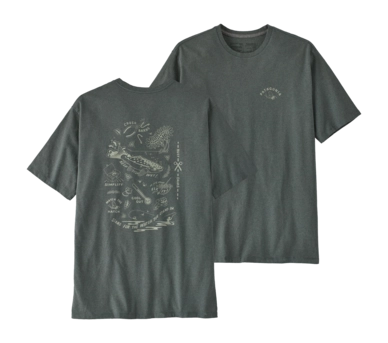 T-shirt Patagonia Homme Action Angler Responsibili-Tee Nouveau Green