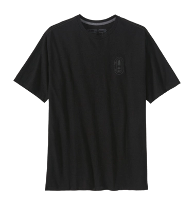 T-shirt Patagonia Homme Clean Climb Trade Responsibili-Tee Ink Black