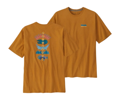 T-Shirt Patagonia Homme Fitz Roy Wild Responsibili-Tee Dried Mango