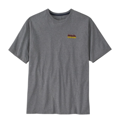 T-Shirt Patagonia Homme Fitz Roy Wild Responsibili-Tee Gravel Heather