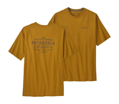 T-Shirt Patagonia Homme Forge Mark Responsibili-Tee Cosmic Gold