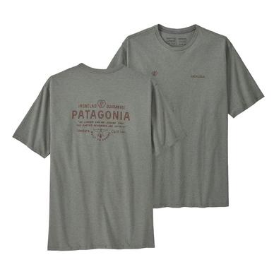 T-Shirt Patagonia Forge Mark Responsibili-Tee Men Sleet Green