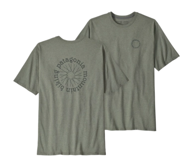 T-Shirt Patagonia Spoke Stencil Responsibili-Tee Men Sleet Green