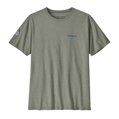 T-shirt Patagonia Unisex Fitz Roy Icon Responsibili-Tee Sleet Green 23