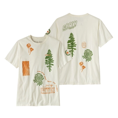 T-Shirt Patagonia Pyrophyten Bio-T-Shirt Unisex Birch White
