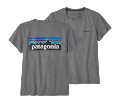 T-Shirt Patagonia Femme P-6 Logo Responsibili-Tee Gravel Heather