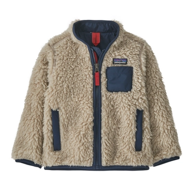 Gilet Patagonia Bébé Retro-X Jacket Naturel/New Navy