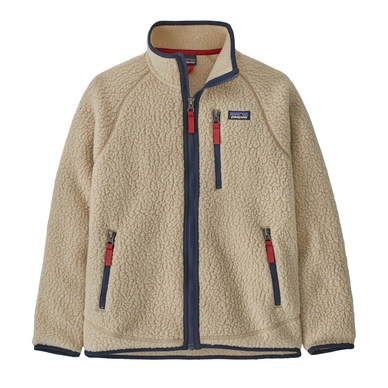 Sweatshirt Patagonia Kids Retro Pile Zip El Cap Khaki