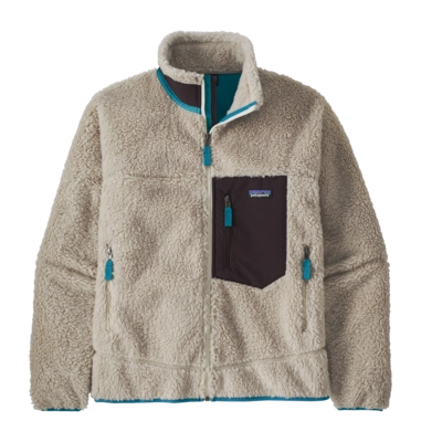 Zip Sweatshirt Patagonia Men Classic Retro-X Natural/Obsidian Plum