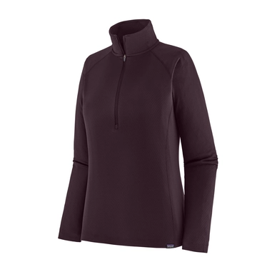 Zip Sweatshirt Patagonia Women Capilene Midweight Zip Neck Obsidian Plum