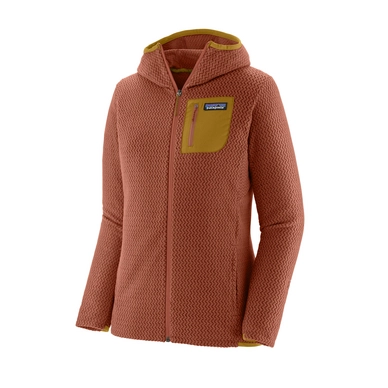 Sweatshirt Patagonia Women R1 Air Full-Zip Hoodie Burl Red