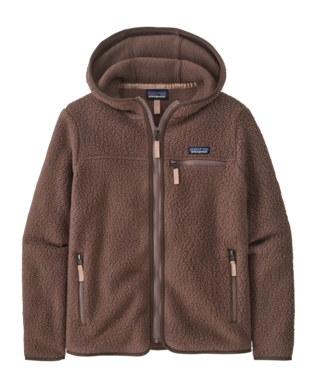 Gilet Patagonia Femme Retro Pile Hoody Dusky Brown