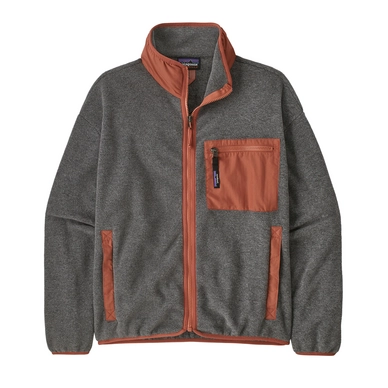 Gilet Patagonia Femme Synchilla Jacket Nickel/Burl Red