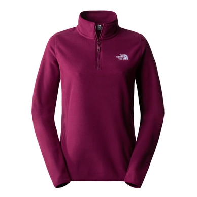 Trui The North Face Women 100 Glacier 1/4 Zip Boysenberry