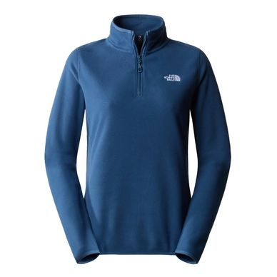 Pull The North Face Femme 100 Glacier 1/4 Zip Shady Blue